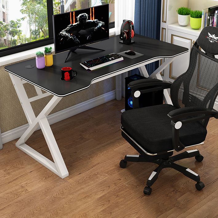 Modern Home Writing Desk Freeform Artificial Wood Office Desk,62.9"L X 23.6"W