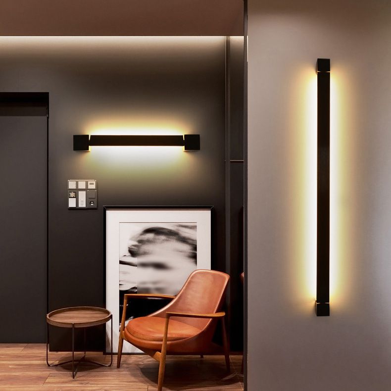 Moderna luce a parete a 1 luci a 1 lughiplo a parete lineare a parete lineare per il bagno