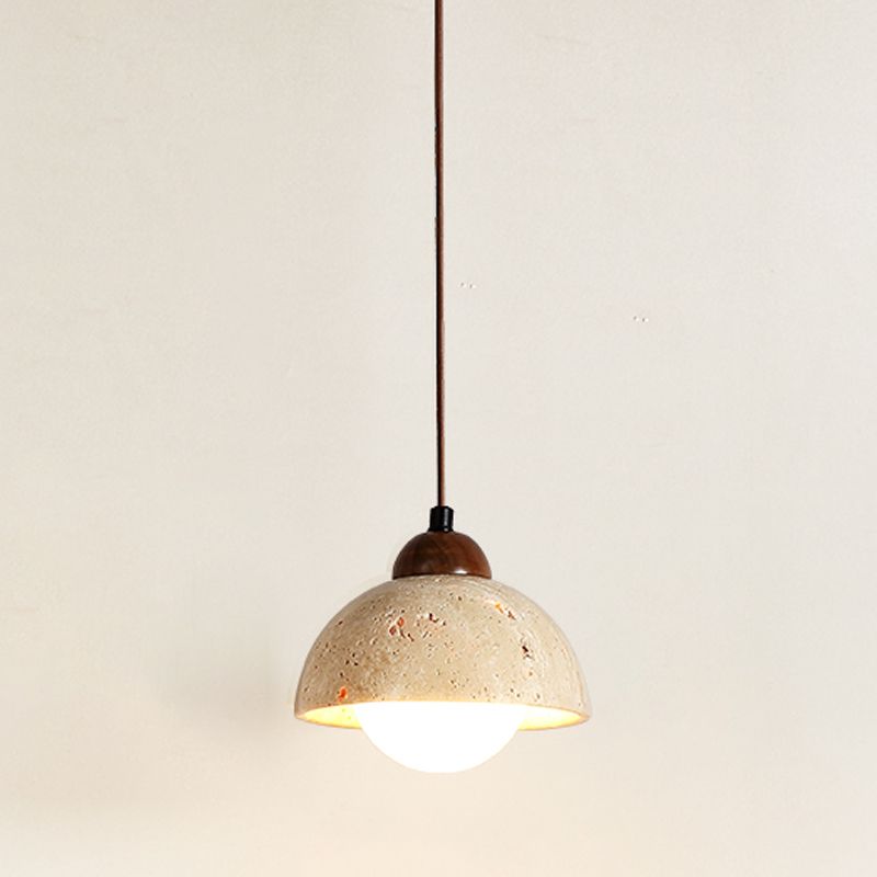 Unieke schaduw hangende verlichting moderne stijl steen 1 lichte hanglamp voor restaurant