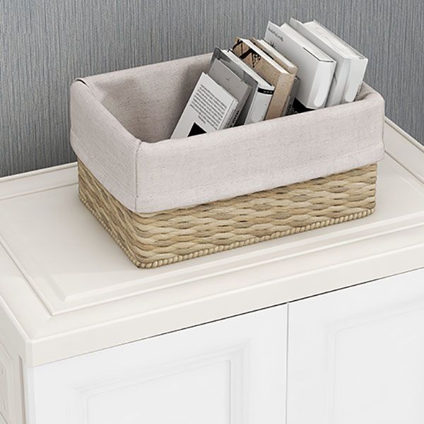 Plastic Contemporary Storage Cabinet for Bedroom Matte Finish Cabinet