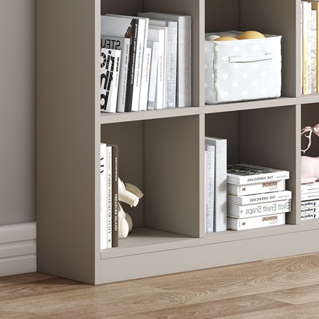 Contemporary Style Wood Bookshelf Closed Back Bookcase for Office