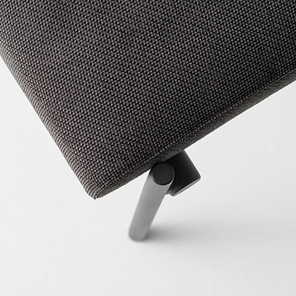 Industrial Dining Room Upholstered Armless Parsons Dining Side Chair