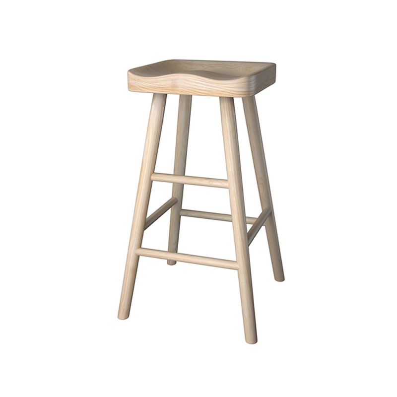 Modern Bar Table Set 1/2/5 Pieces Wooden Bar Table with High Wood Stools