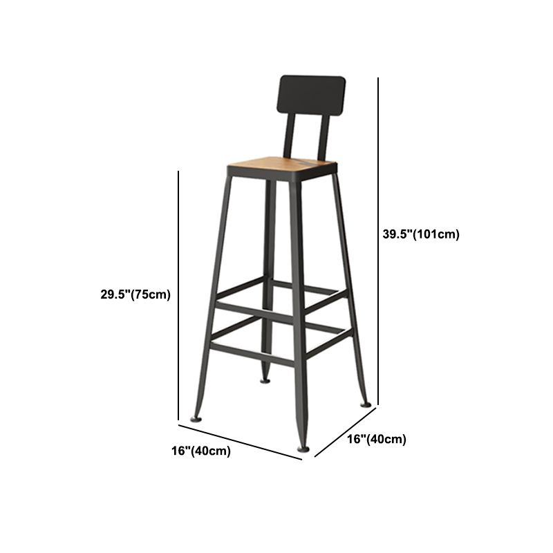 Modern 1/7 Pieces Bar Table Set Rectangle Pine Wood Counter Table with High Stools for Bar