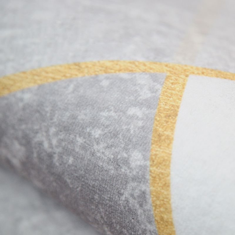 Veelkleurige Noordse gebied Rug Polyester Folies Lijn Samenvatting Rug niet-slip achterste Wasbare vlekbestendig vloerkleed voor woningdecoratie