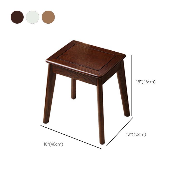 15.74" Wide Solid Wood Dresser 1-Drawer Vanity Table with Stool and Mirror