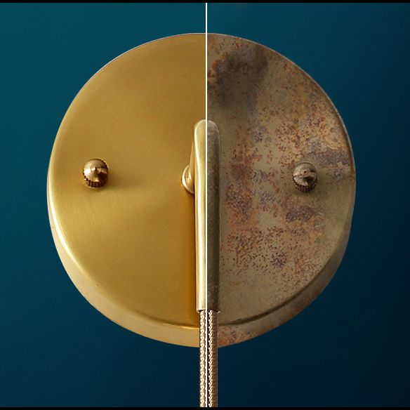 Glass Globe Shaped Wall Sconce with Star Frame Creative Modern Style 1 Light Sconces