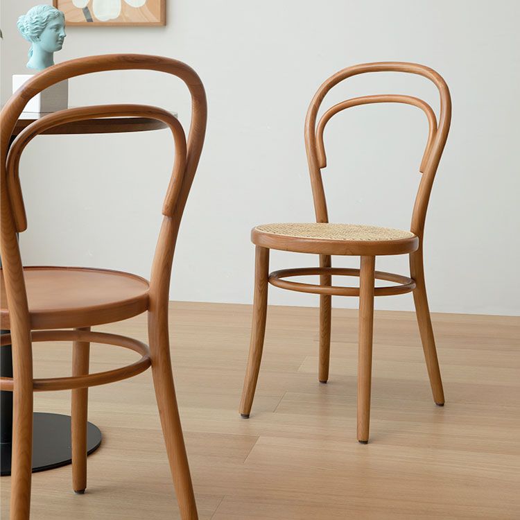 Silla de madera tradicional para comedor, cocina, silla trasera Windsor