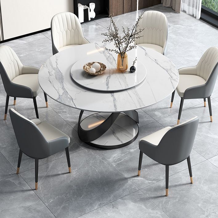 Sintered Stone Top Table Round Dining Table for Home Kitchen Dinner Furniture