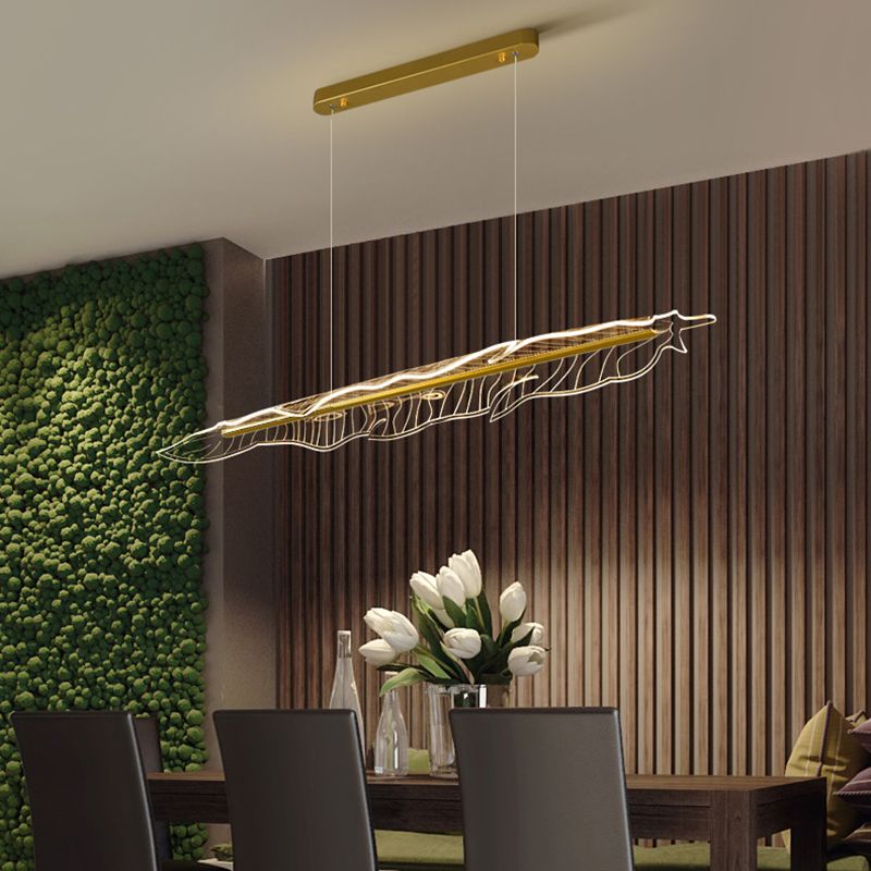 Nordic LED Island Lighting Fixture Creative Acrylic Pendant Light for Dining Room