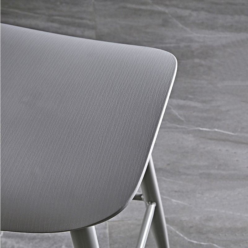 Barhocker mit Metallbeinen im skandinavischen Stil, Thekenhocker für Restaurantbar (2er-Set)