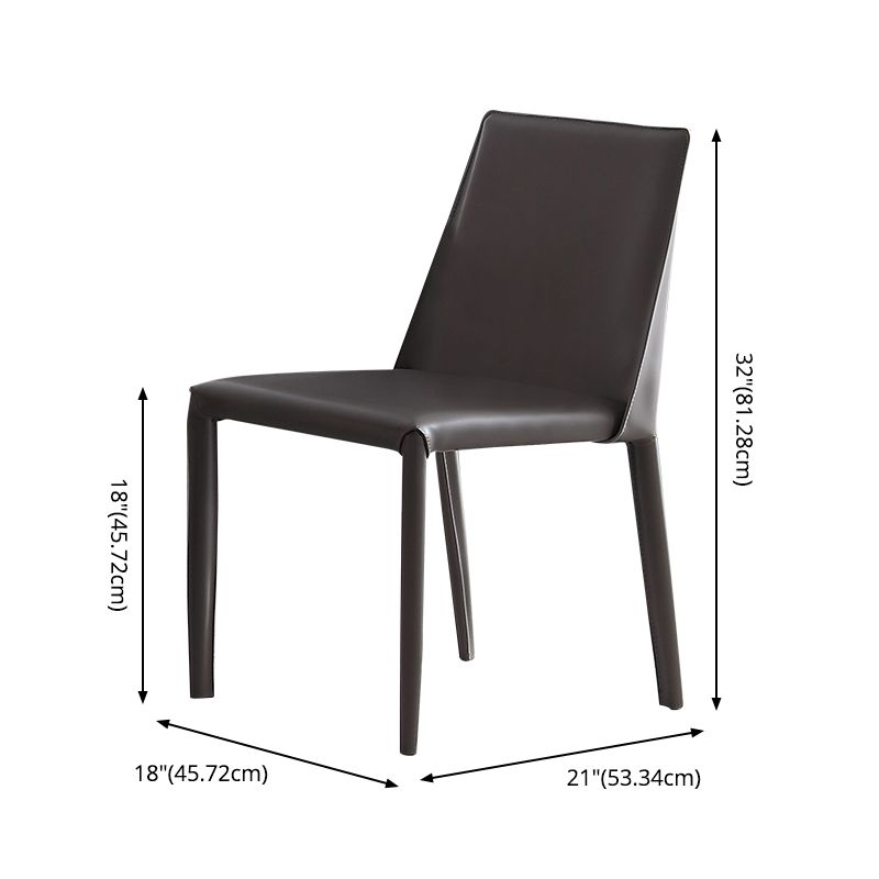 Modern Style Traditional Height Dining Set with Fixed Rectangle Shape Table and 4 Black Legs Base