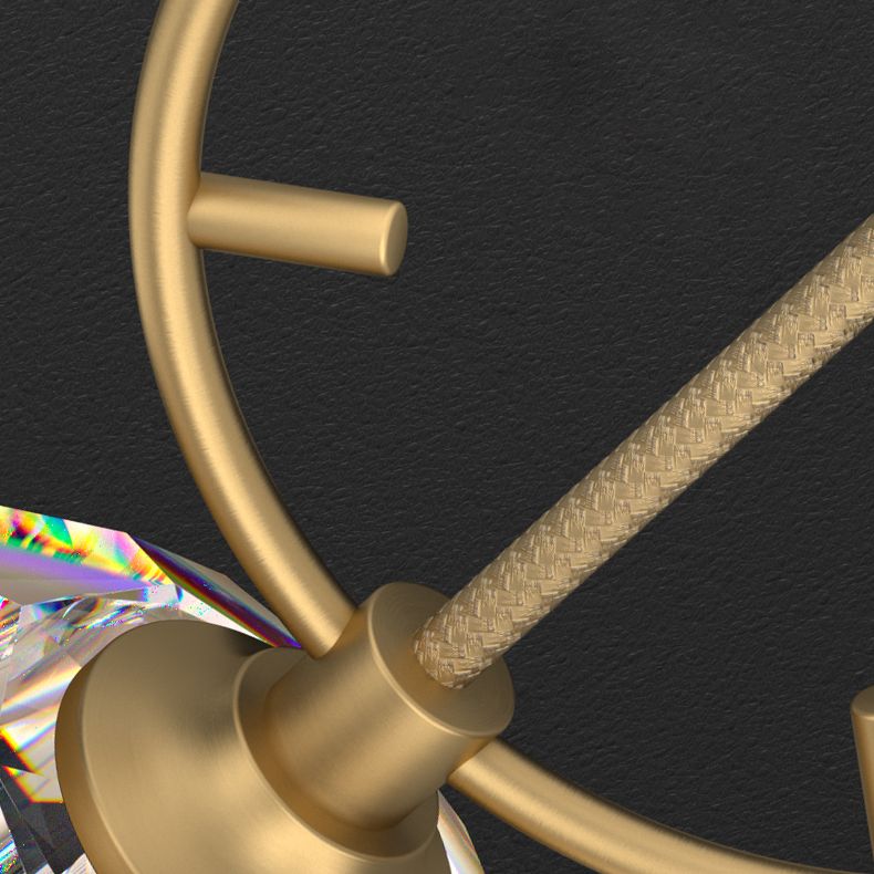 Bloc de cristal sphérique Hanging Light Simplicité