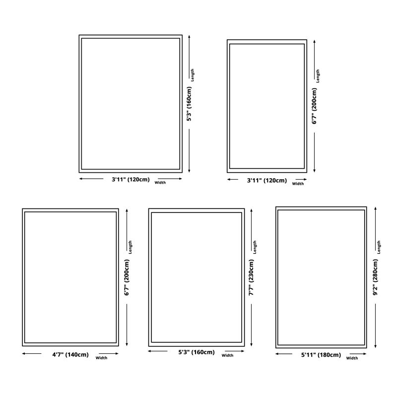 Hedendaagse artistiek gedrukt tapijt polyester gebied Rug vlekbestendig binnenvlein voor woonkamer