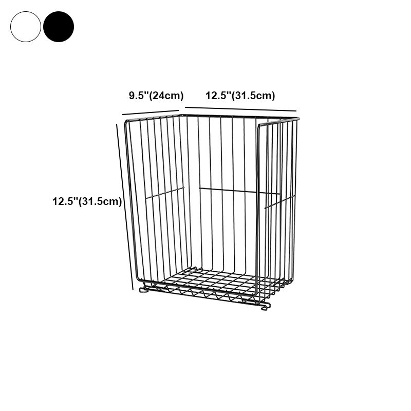 Modern Geometric Bookcase Metal Closed Back Bookcase for Home Office