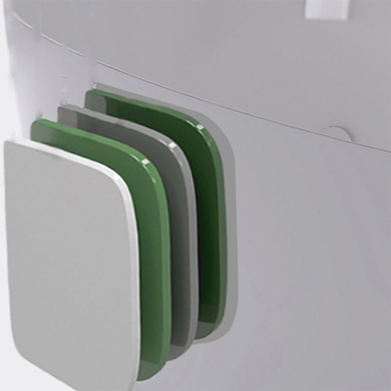 Modern Acrylic Bathtub Center-Front Soaking Bathtub , 22.83-inch Tall