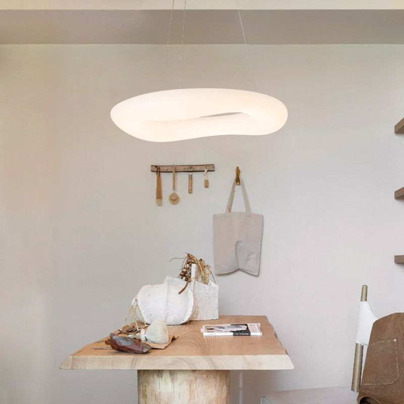 Lámpara colgante de LED de estilo simple moderno dormitorio de la sala de estar colgante