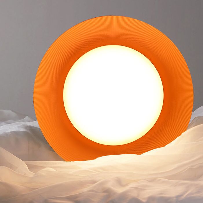 Gris + Orange Dome en forme de plafond LED LEIL