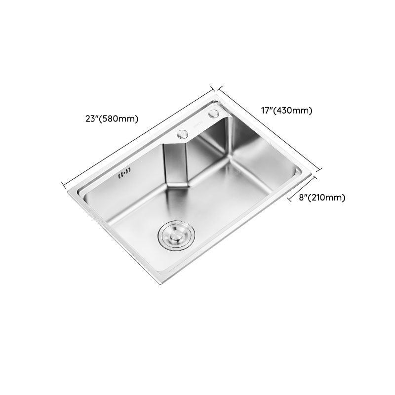 Soundproofing Stainless Steel Kitchen Sink Modern Style Stainless Steel Kitchen Sink