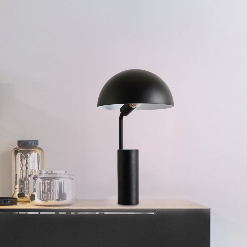 Éclairage de bureau en forme de fer Macaron 1 Light Light Black / Light Green Finish Table avec conception réglable