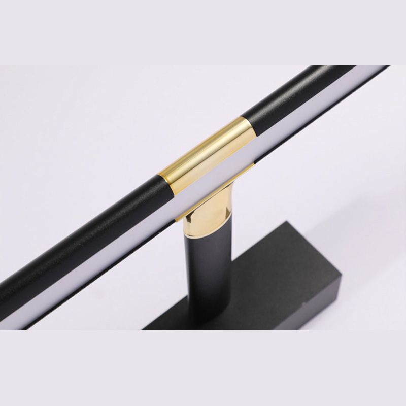 Lampada montata a parete nera Lampada montata Nordic LED LED LED ALIMINE DI SCONCE