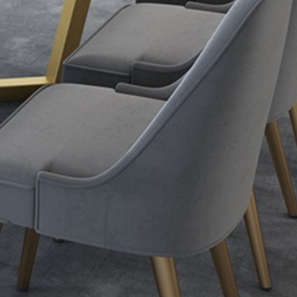 Modern 1/7 Pieces Dining Set Rectangle Stone Dining Table for Cafe Dining Room