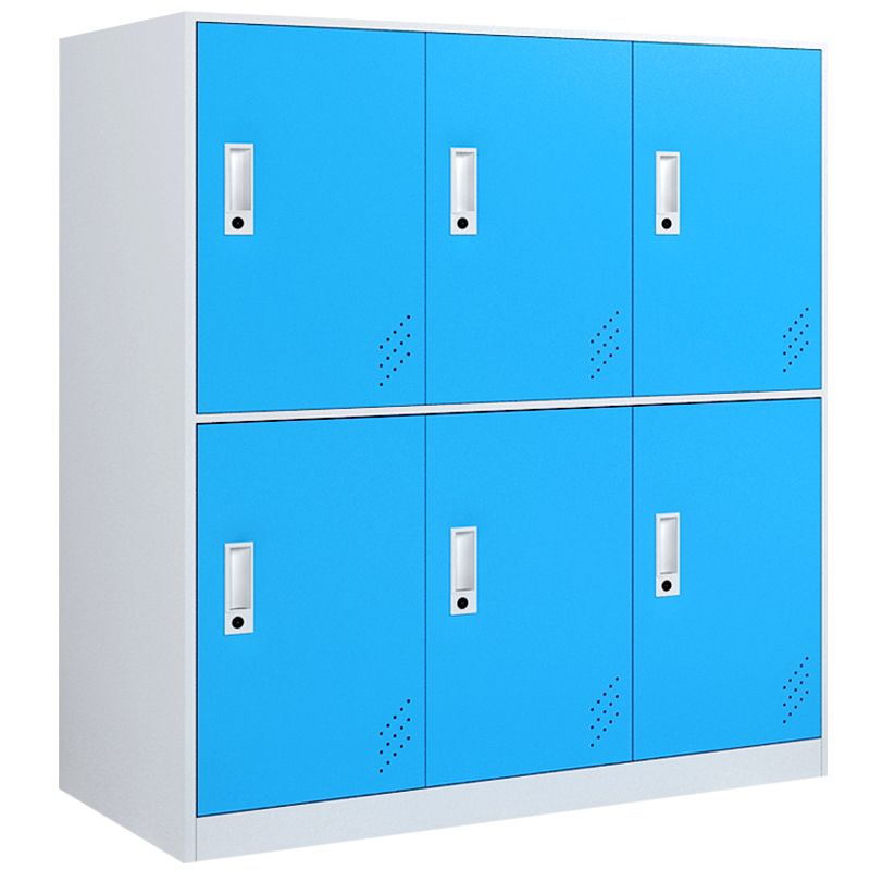 Non-Hanging Armoire Contemporary Steel Storage Cabinet for Home