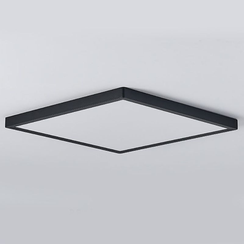 Geometric Flush Mount Fixture Modern 1 Light Metal Flush Light
