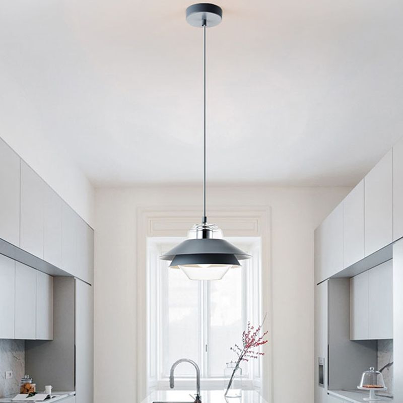 1 Tiers concentriques en couches légères Lampe à pension nordique de style nordique lampe suspendue