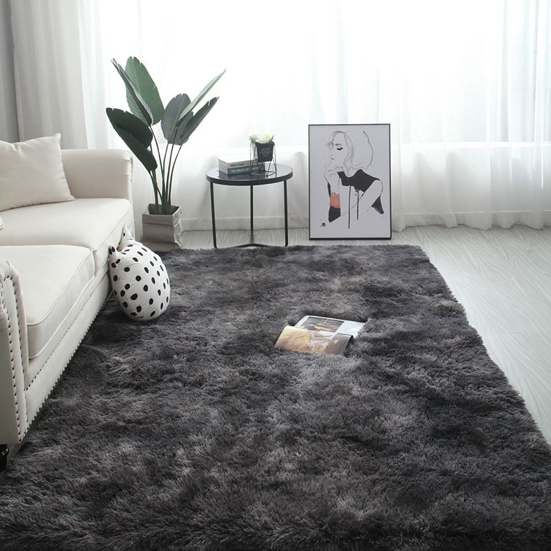 Casual stropdas kleurstof shag binnen tapijten polyester tapijt vlek resistent gebied tapijt voor woningdecoratie