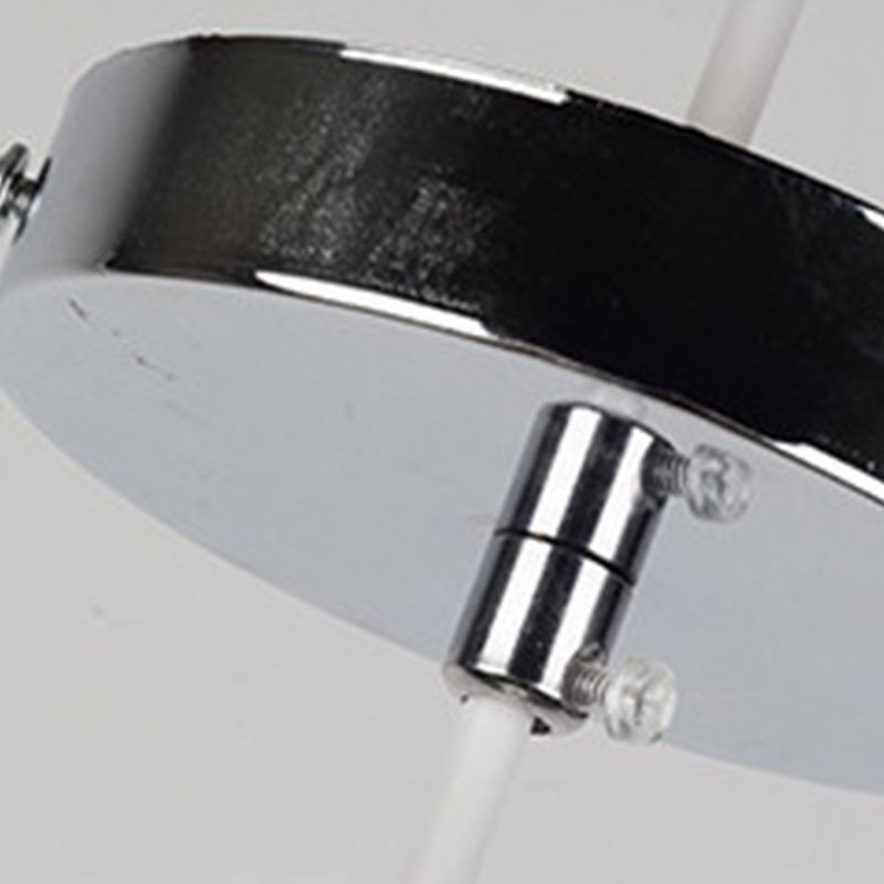 Milk White Glass Ball Pendant Modern Simplicity Style 1-Light Hanging Light for Bedroom