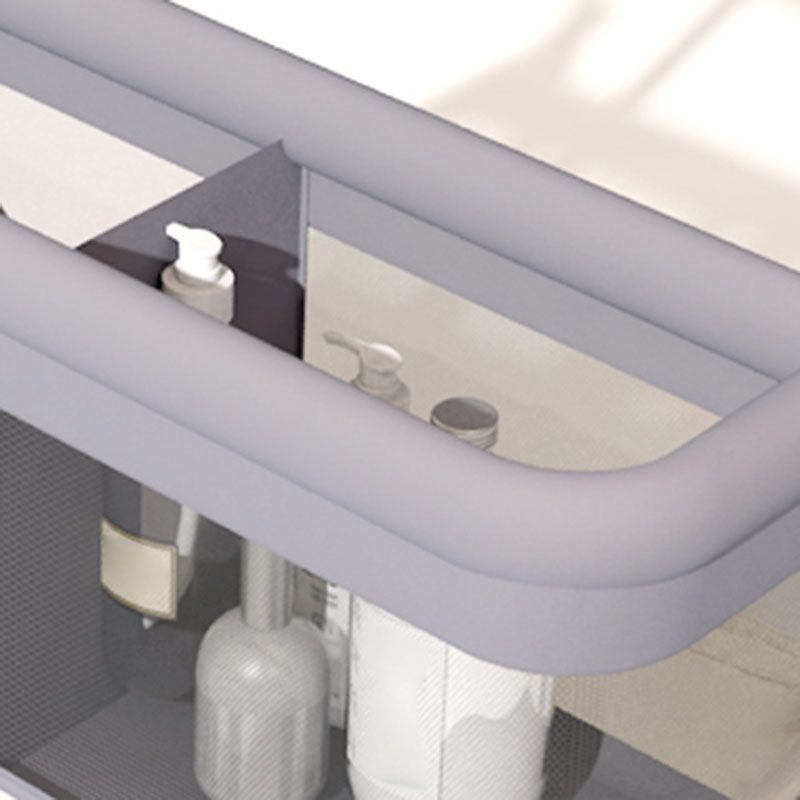 Metal Baby Changing Table with Shelf,  Folding Changing Table