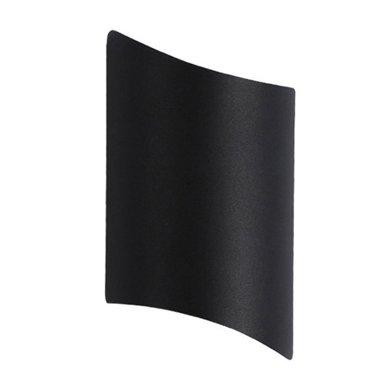 Curva de aluminio lavadora de pared aplastante minimalista de 2 luces LED MULL MUNTA MONTADA PARA PUERTA