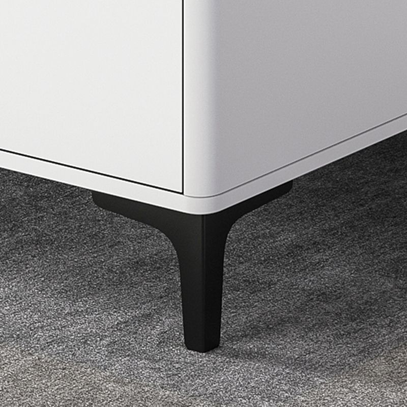 4 Legs Coffee Cocktail Table with 4 Storage Drawers Slate Top