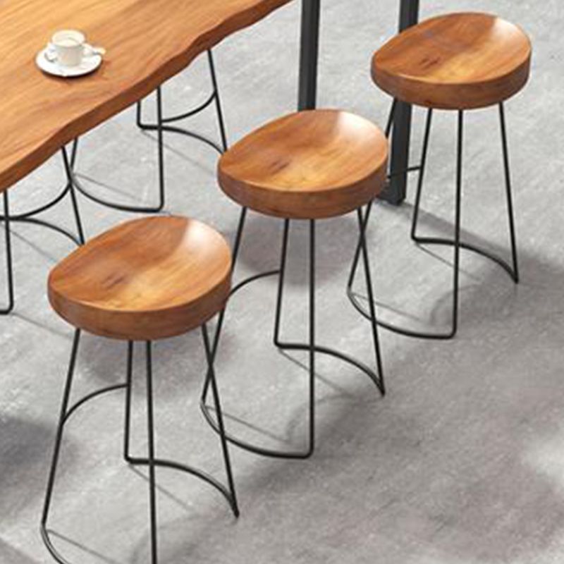1/2/7 Pieces Modern Rectangle Pub Table Set Wooden Counter Table with Backless Stools