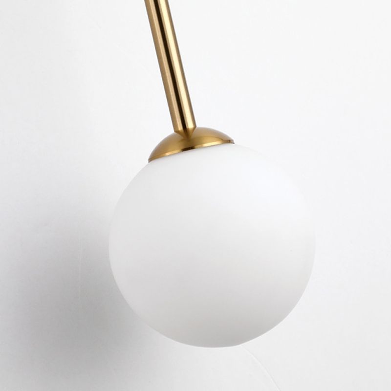 Lampada a parete a parete del globo postmoderno lampada a parete in vetro a monte per soggiorno