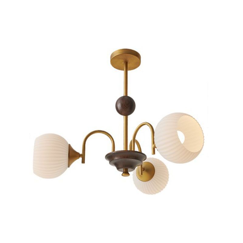 Luz de colgante de techo de lámpara geométrica Luces de lámpara de lámpara múltiple de estilo de metal moderno