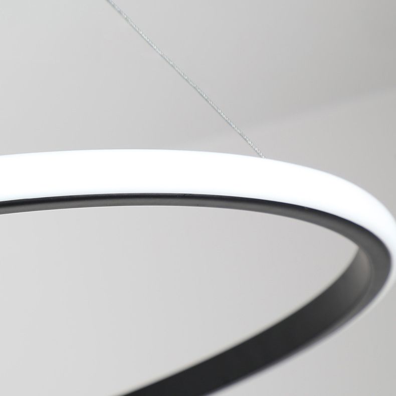 Modern Style 1-Light Suspended Lighting Fixture Acrylic Twist Pendant Chandelier