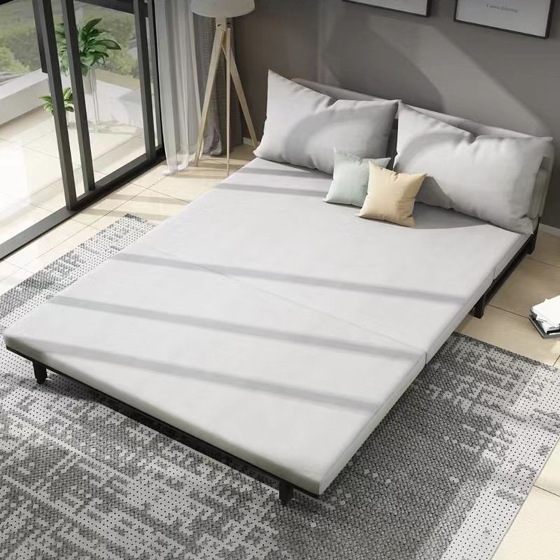 30.70" W x31.49" H Linen Armless Sofa Contemporary Convertible Sofa Bed