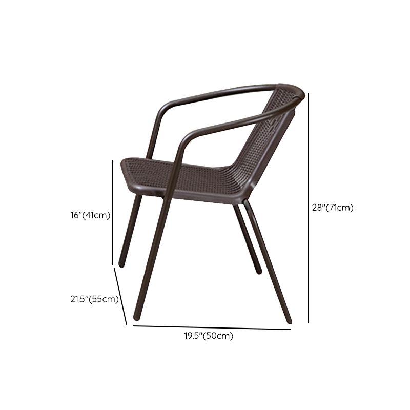 Modern Glass Dining Room Chair and Table Set with Standard Table for Coffee Shop