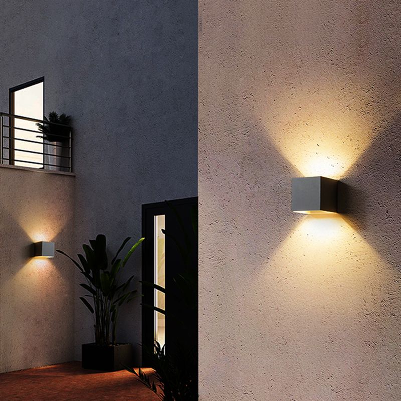 Moderner Stil Geometrischer Wandleuchten Beleuchtung Metall 2 Lichter Wandscheibe Leuchter