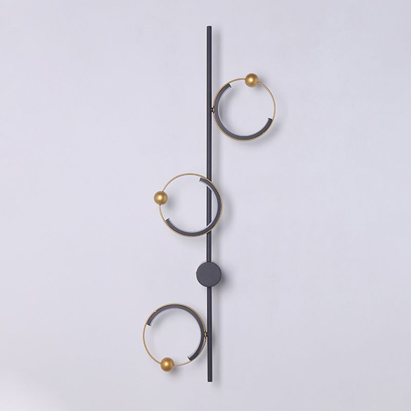 Nordic Style Wall Light Circle Shape LED Wall Lamp with Acrylic Shade for Bedroom