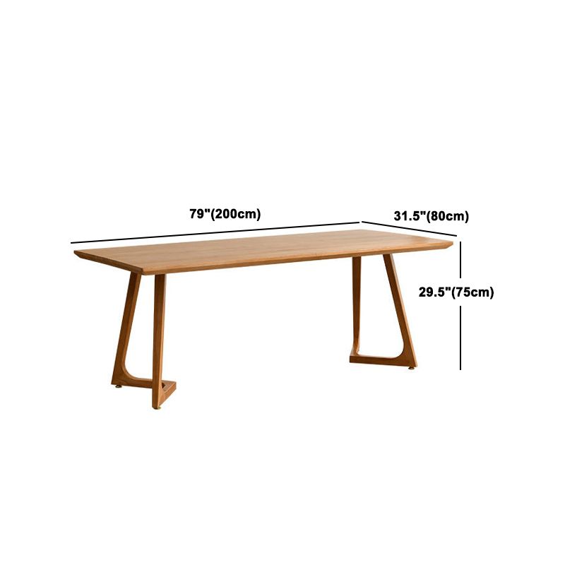 Modern Dining Table Set 1/2/4/7 Pcs Solid Wood Dining Table with Windsor Chairs