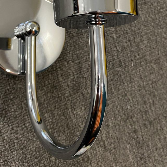 Modern Vanity Light Glass Ball Shade Wall Light Sconce for Washroom