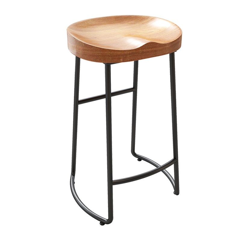 Industrial Rectangle Pub Table Set 1/4/7 Pieces Wooden Counter Table with Backless Stools