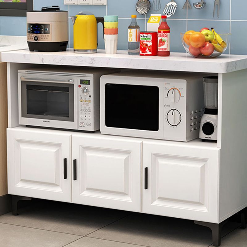 Modern Style Kitchen Island Table Double Sided Cabinet Kitchen Island