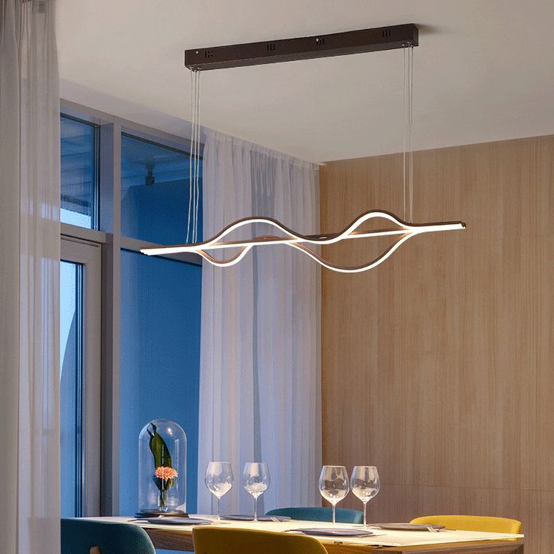 Nórdica Light Light Light Light 3 luces Led Island Colgante para comedor