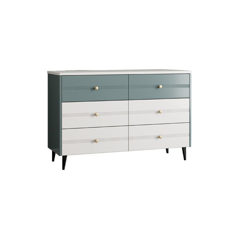 Rectangle Wooden Chest, Contemporary Accent Chest with Drawers