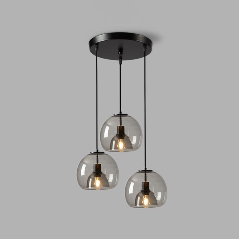 Multi -Licht sphärisch hängende Anhänger moderne Glashängung Licht für Wohnzimmer