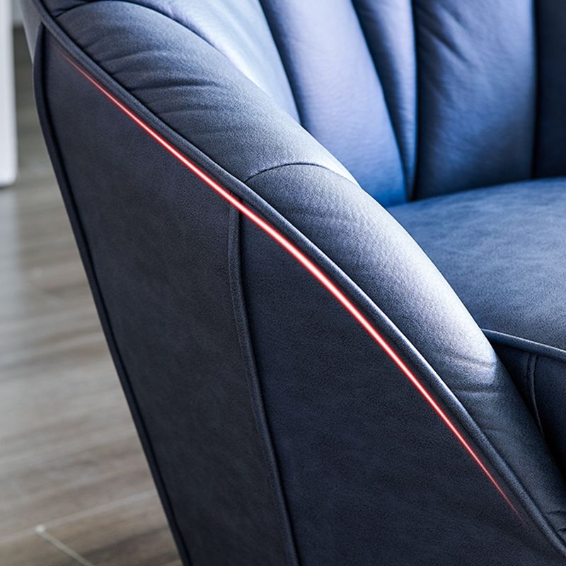 Sloped Arms Side Chair Arms Included Lounge Chair for Living Room